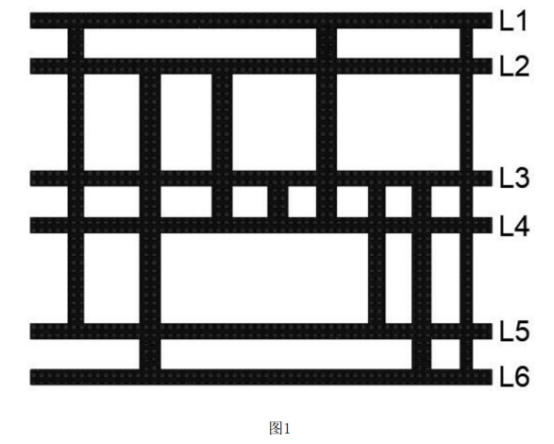六層軟硬結(jié)合板中可設(shè)計盲孔、通孔的示意圖